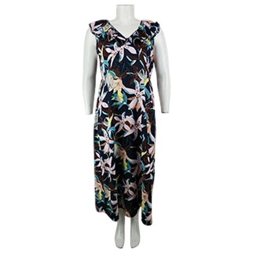 Robe marine imprimée - Taille 48 - Label Emmaus - Modalova