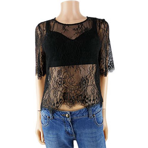 T-shirt en dentelle manches courtes - -36 - h&m - Modalova