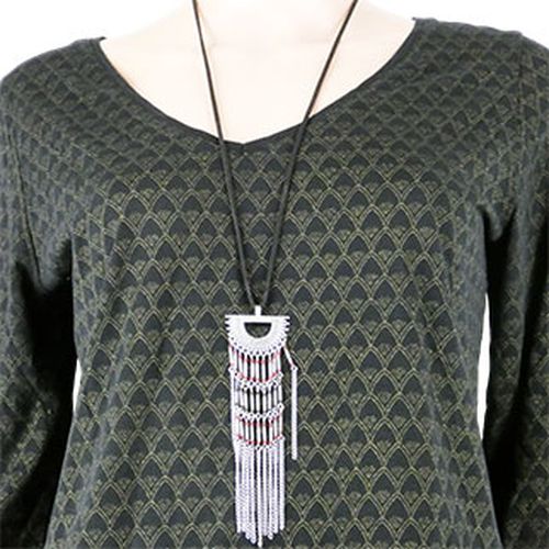 Collier sautoir  pendentifs argents - Label Emmaus - Modalova