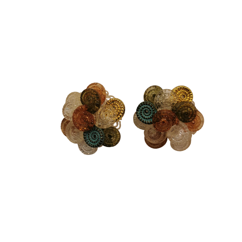 Boucles d'oreilles forme d'escargot - Label Emmaus - Modalova