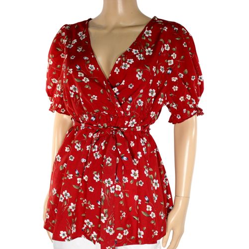 T-Shirt Femme Rouge SHIEN Taille L - shein - Modalova