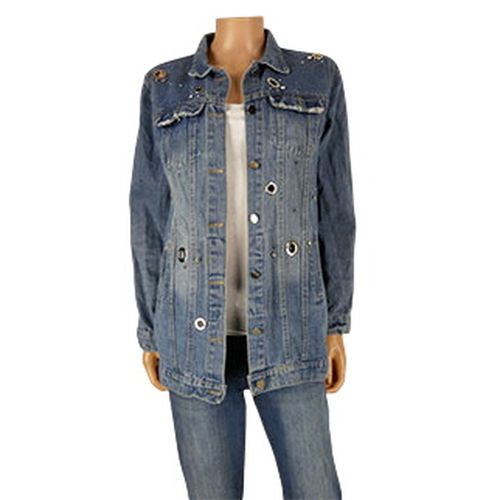 Veste en jeans imprime - taille M - lovie look - Modalova