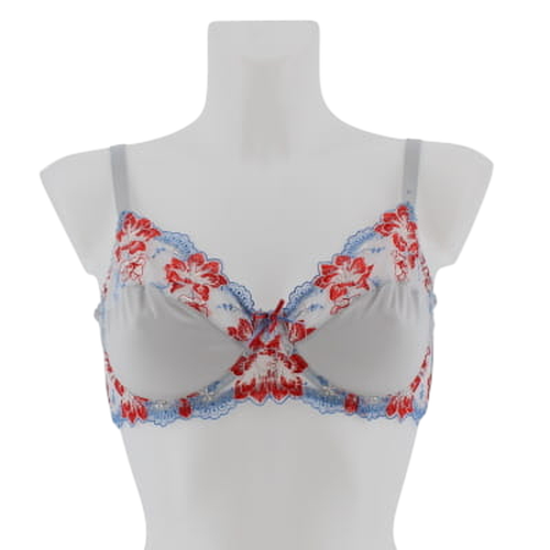 Soutien gorge imprim fleurs avec armatures - Taille 100 B - Label Emmaus - Modalova