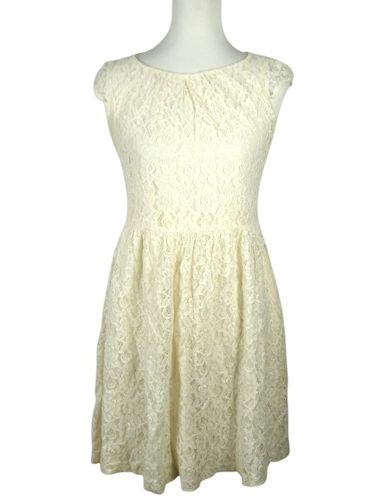 Robe dbardeur coupe A-line aux dentelles - Taille L/40 - sinquanone - Modalova