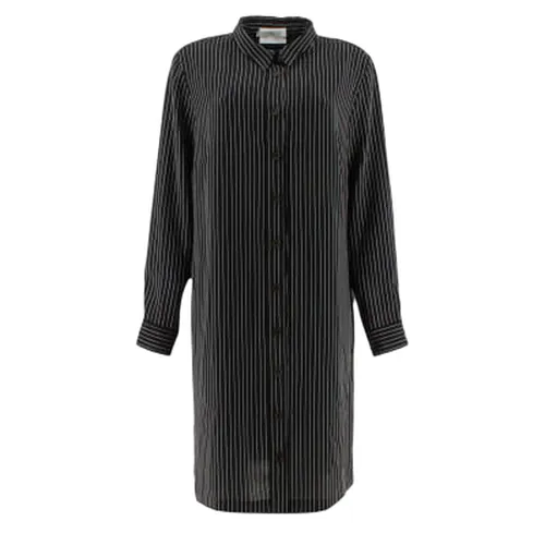 Robe chemisier  rayures blanc - Violeta - taille L - violeta by mango - Modalova