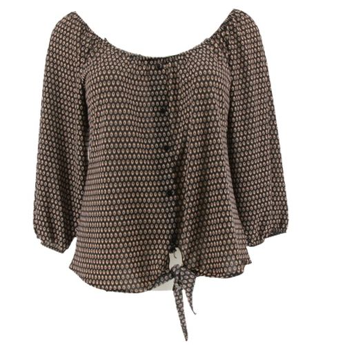 Blouse imprim beige -- -Taille 1 - armand thiery - Modalova