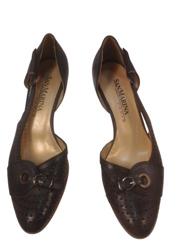 Escarpins San Marina en cuir noir - san marina paris - Modalova