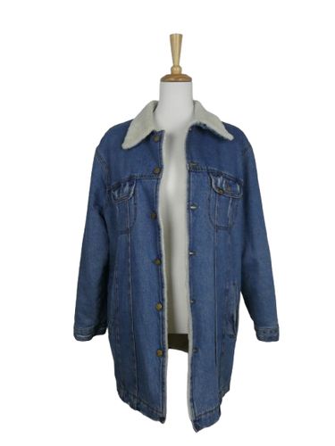 Veste en jean double sherpa - XS - lois - Modalova