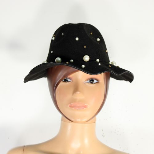 Chapeau Noir Femme Taille 57 - non renseign - Modalova