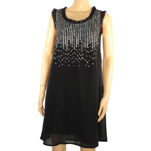 Robe Courte Avec Sequins Estimée Taille M - Label Emmaus - Modalova