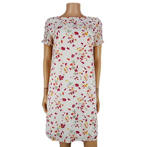 Robe beige imprime fleurs - Taille 34 - etam - Modalova