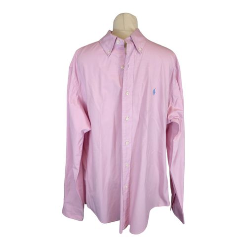 Chemise "Polo" rose par Ralph LAUREN - taille 42 - Label Emmaus - Modalova