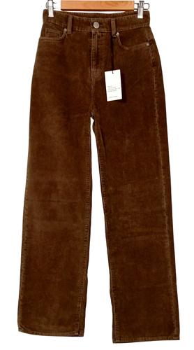 Pantalon large velours camel - 36  - leon & harper - Modalova