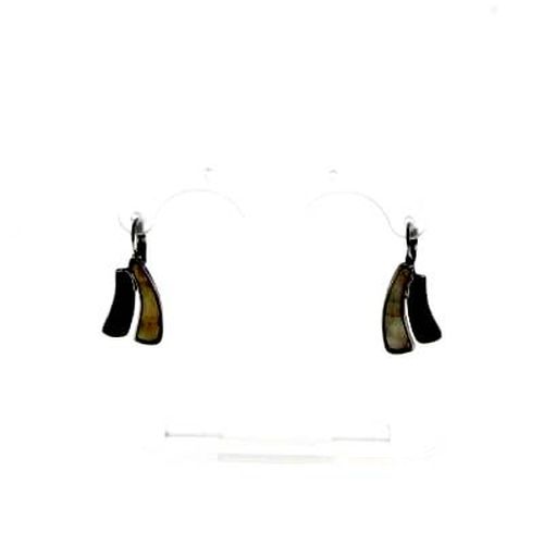 Boucles d'oreilles  pendants et gris - Label Emmaus - Modalova