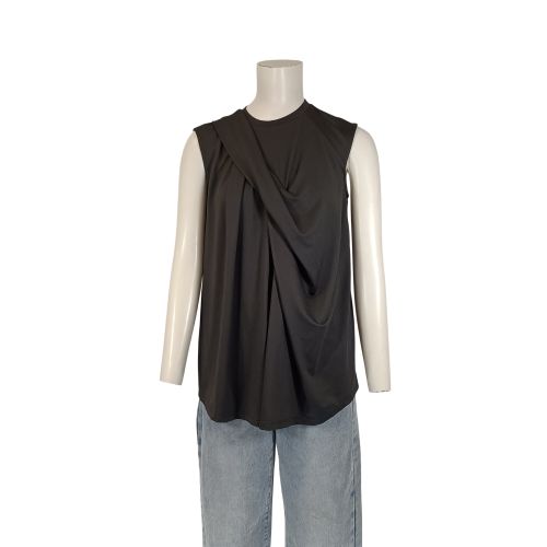 River Island top drapé sans manches taille 10 asymétrique chic A3718 - Label Emmaus - Modalova