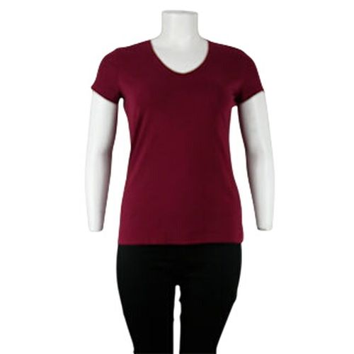 T-shirt bordeaux - Taille XXXL - woman by gmo - Modalova
