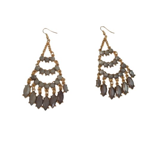 Boucles d'oreilles pendantes bohme perles - Label Emmaus - Modalova
