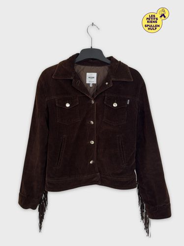 Veste en velours ctel  - moschino - Modalova
