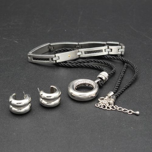 Ensemble collier bracelet métal - Label Emmaus - Modalova