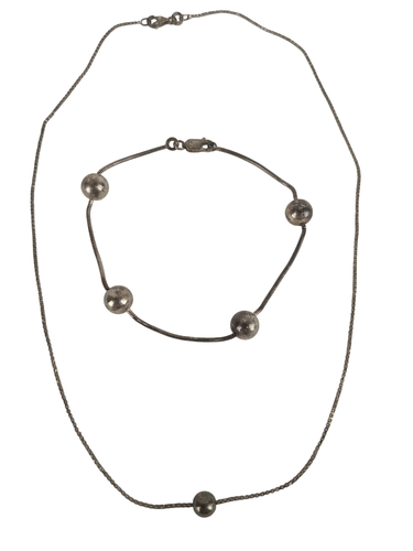 Collier et bracelet en argent 925 - Label Emmaus - Modalova