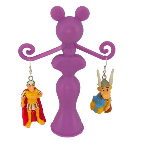 Paire de boucle d'oreilles-Astérix et César- à partir de 6 ans - Label Emmaus - Modalova