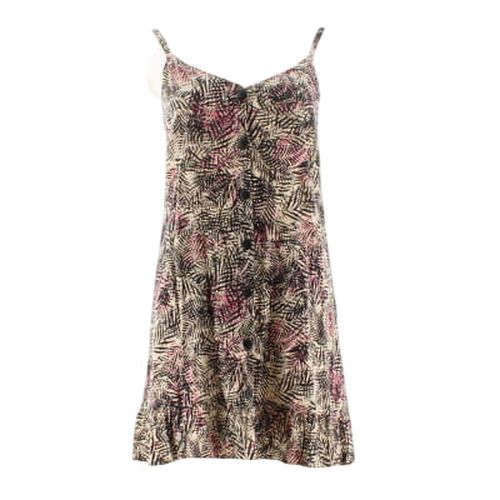 Robe beige  bretelle imprime - taille 36 - etam - Modalova