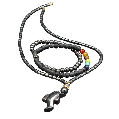 Collier et bracelet en hématite - Label Emmaus - Modalova