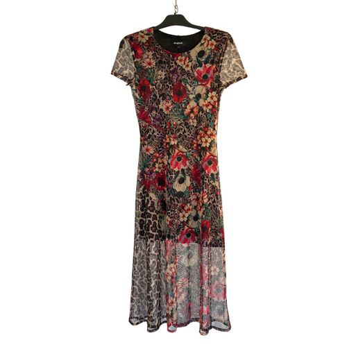 Robe mi-longue floral Desigual -S - desigual - Modalova