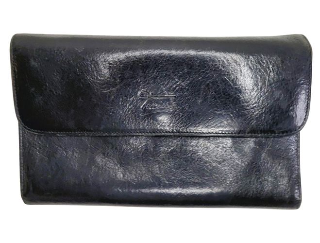 Porte feuille Texier en cuir noir - Tex - Modalova