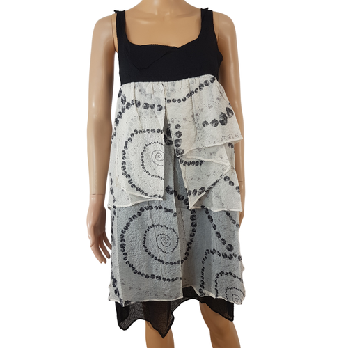 Robe noir et blanche  motif - Taille 1 - cotlac - Modalova