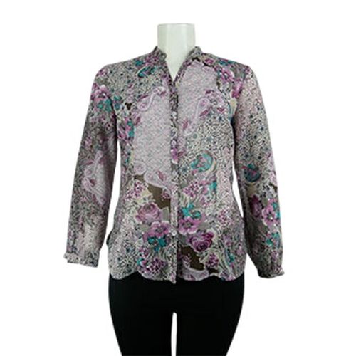 Chemisier imprimées fleurs - Taille 46 - Afibel - Modalova