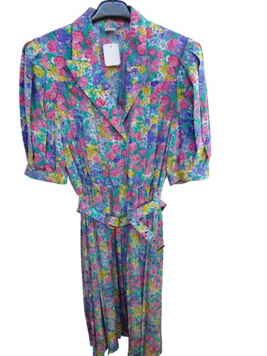 Robe vintage à fleur taille 3 - Label Emmaus - Modalova