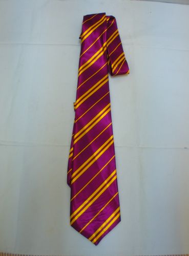 Cravate , violet et jaune - harry potter - Modalova