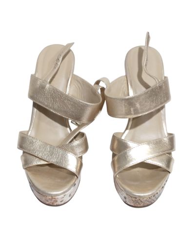 Sandales  talon compenses et semelle compens cailles multicolores, - 39 - San Marina - Modalova