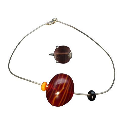 Collier et bague en argent - Label Emmaus - Modalova