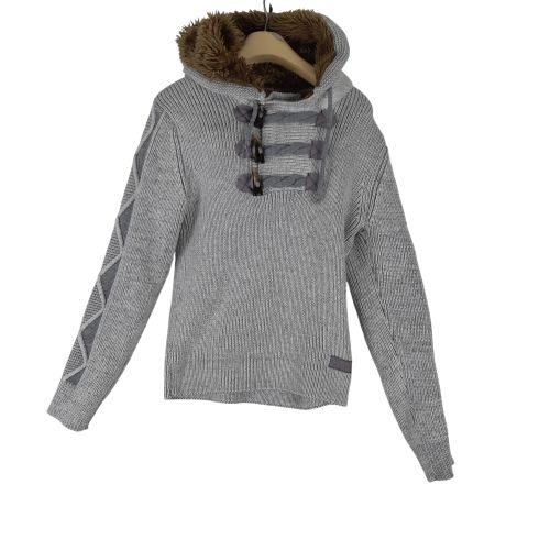 Enzo Di Capri - Pull capuche fourrée - Taille M mesures Carrure= 41 Poitrine= 42 Longueur= 60 - Label Emmaus - Modalova