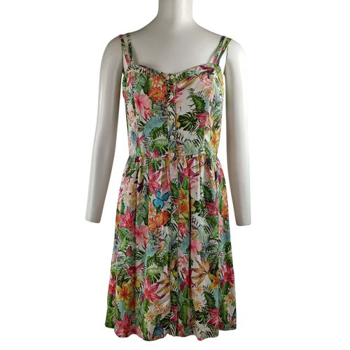 Robe fleurie  bretelles - -Taille 34 - edc by esprit - Modalova