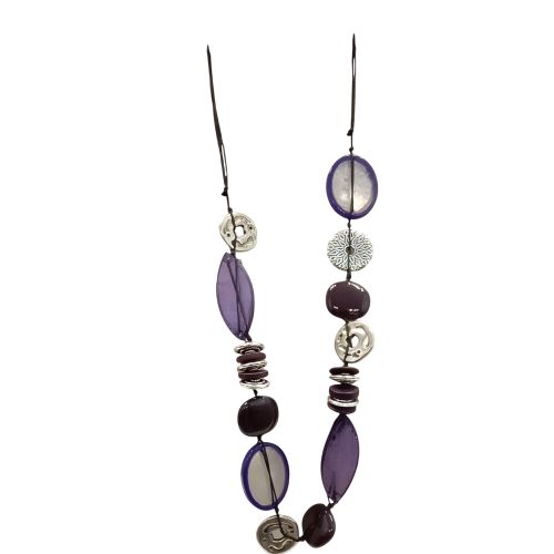 Collier fantaisie violet - Label Emmaus - Modalova