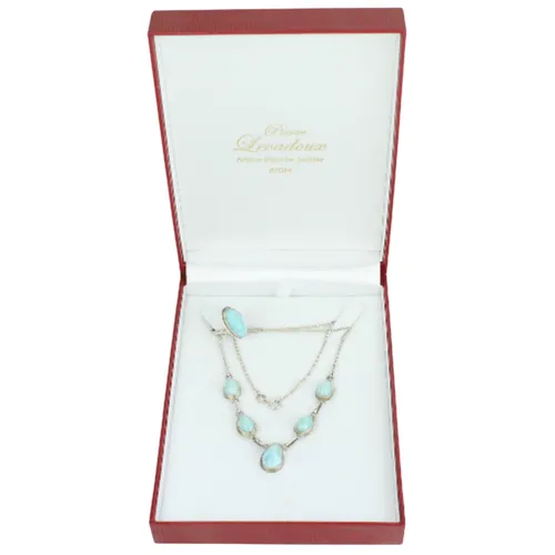Collier et Bague - Argent et Larimar - Label Emmaus - Modalova