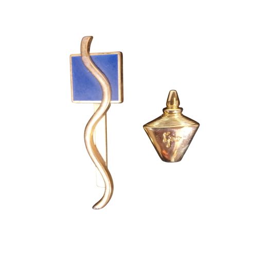 Lot de 2 broches, métal non ferreux - Label Emmaus - Modalova