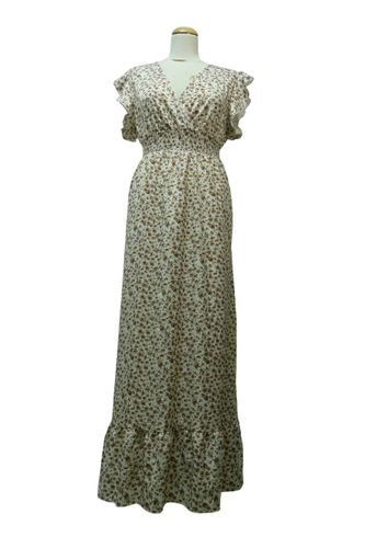 RF368 - Robe longue fleurie - Taille L - Shein - Modalova
