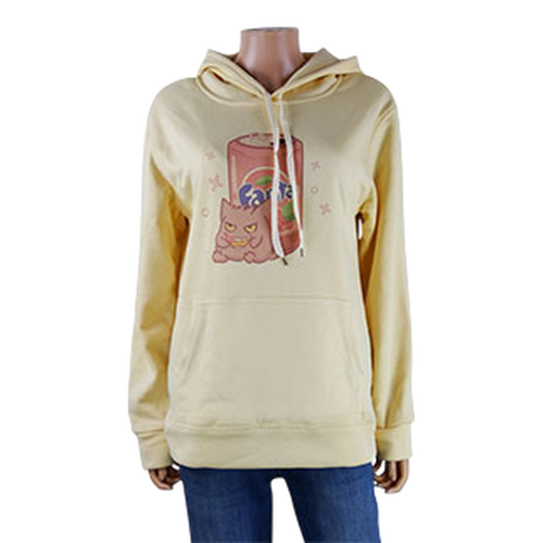 Sweat  capuche beige imprim - taille M - Label Emmaus - Modalova