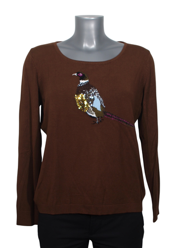 Petit pull - 40- paon paillet, dcollet rond - mona - Modalova