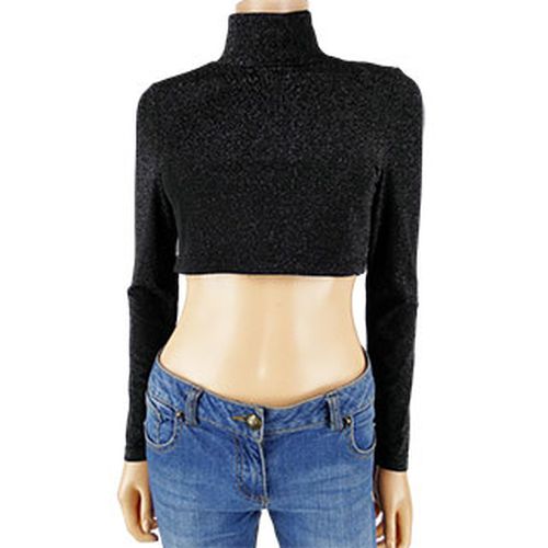 Crop top avec fibre mtallis - Taille 36 - shein - Modalova