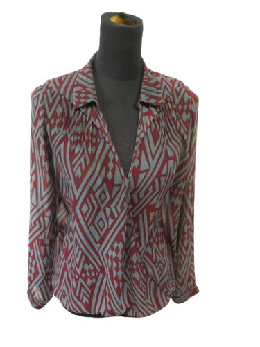Blouse semi transparent  col V - Taille XS/0/34 - ba&sh - Modalova