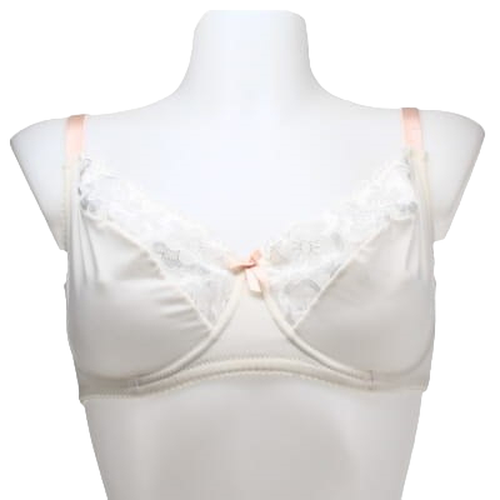 Soutien gorge et rose avec dentelle et armatures - Taille 95E - Label Emmaus - Modalova