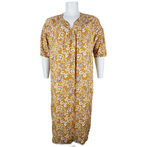 Robe moutarde  fleurs - Taille XL - gmo - Modalova