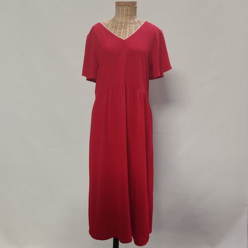 Robe-rouge-RIU PARIS-38 - Label Emmaus - Modalova