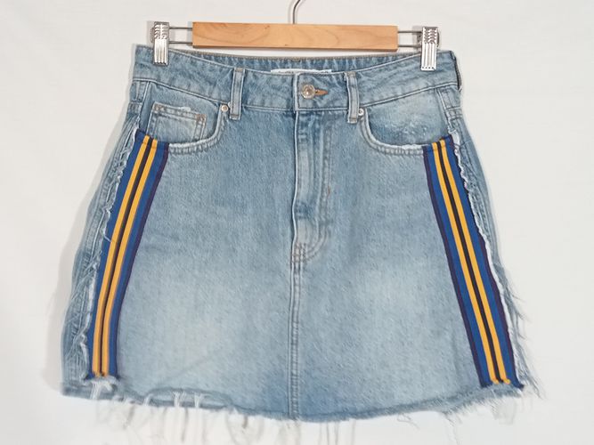 Jupe en jean 100% coton - 36 - bershka - Modalova