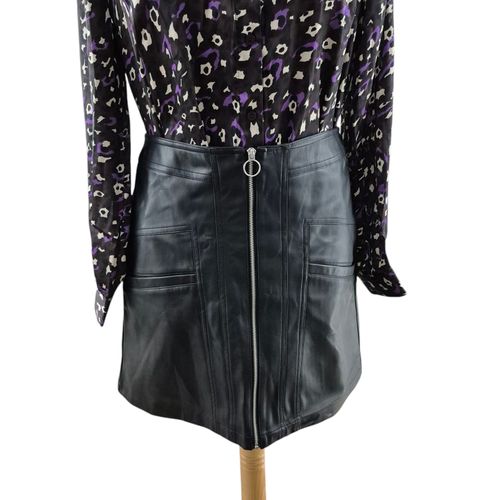 Jupe neuve en similicuir - - T36 - Promod - Modalova